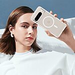 Θήκη Google Pixel 8 Pro 5G Mad Mask Silicone Sockproof Frame συμβατό με MagSafe φορτιστή Transparent Πλάτη TPU - Image 4