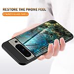 Θήκη Google Pixel 8 Pro 5G OEM σχέδιο Marble με Πλάτη Tempered Glass TPU λευκό - Image 2