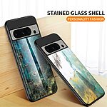 Θήκη Google Pixel 8 Pro 5G OEM σχέδιο Marble με Πλάτη Tempered Glass TPU σμαραγδί - Image 4