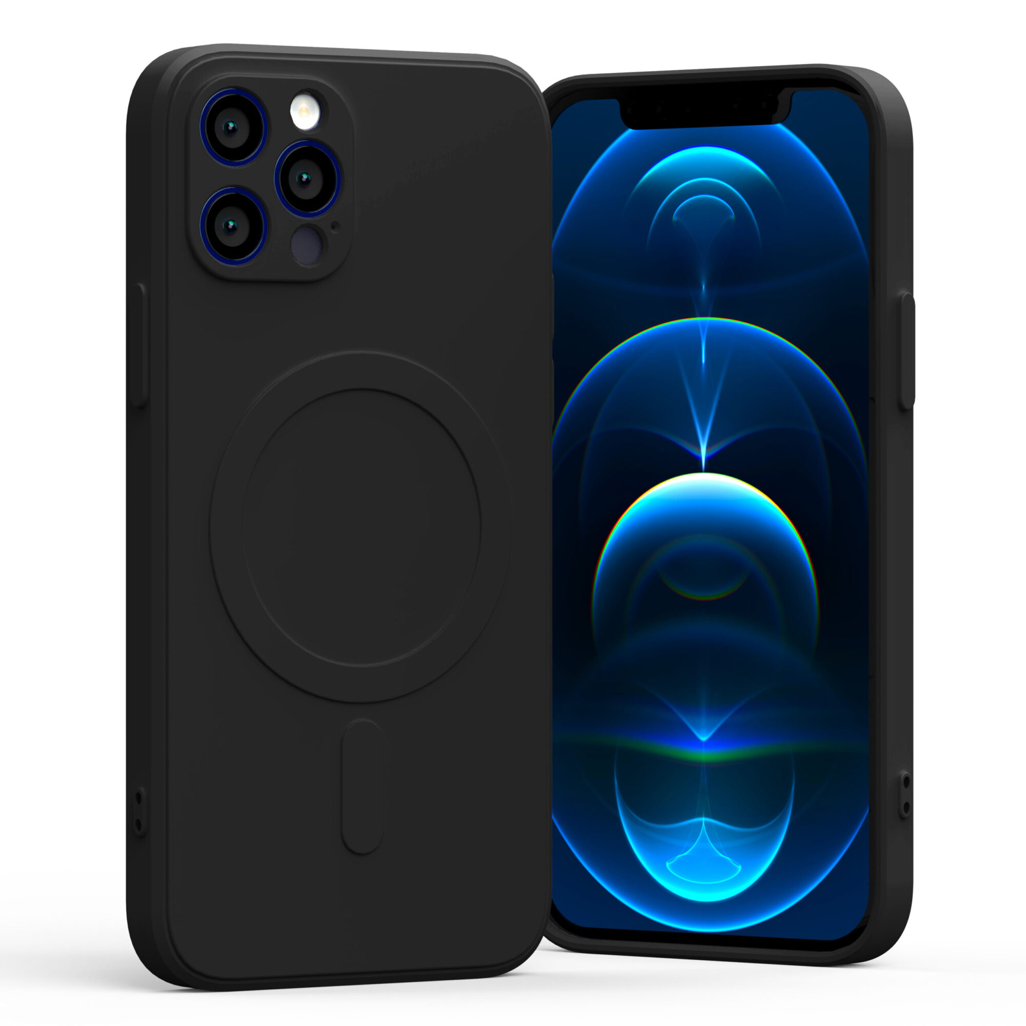 Θήκη Mercury Goospery® Semi Silicon MagSafe για iPhone 12 Pro μαύρο Θήκη Mercury Goospery® Semi Silicon MagSafe για iPhone 12 Pro μαύρο