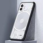 Θήκη Nothing Phone (2) XUNDD Hybrid Sockproof Transparent πλάτη από αντικραδασμικό TPU μαύρο - Image 3