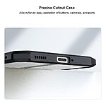 Θήκη Nothing Phone (2) XUNDD Hybrid Sockproof Transparent πλάτη από αντικραδασμικό TPU μαύρο - Image 5