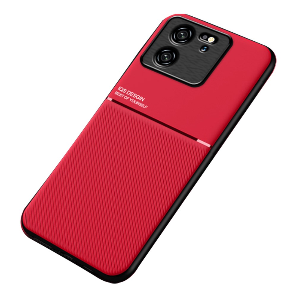 Θήκη Xiaomi 13T 5G / 13T Pro 5G Mad Mask Inner Edge πλάτη από συνθετικό δέρμα TPU κόκκινο Θήκη Xiaomi 13T 5G / 13T Pro 5G Mad Mask Inner Edge πλάτη από συνθετικό δέρμα TPU κόκκινο