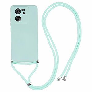 Θήκη Xiaomi 13T 5G / 13T Pro 5G OEM Soft Silicone Sockproof v2 πλάτη με κορδόνι από αντικραδασμικό TPU γαλάζιο