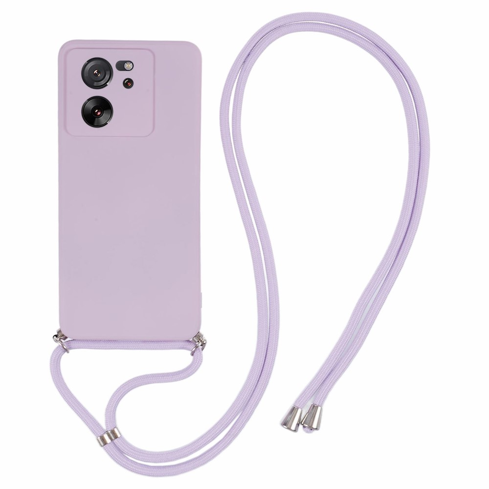 Θήκη Xiaomi 13T 5G / 13T Pro 5G OEM Soft Silicone Sockproof v2 πλάτη με κορδόνι από αντικραδασμικό TPU μωβ Θήκη Xiaomi 13T 5G / 13T Pro 5G OEM Soft Silicone Sockproof v2 πλάτη με κορδόνι από αντικραδασμικό TPU μωβ