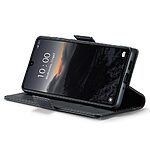 Θήκη Xiaomi Redmi 13C / Poco C65 CaseMe 023 Series Πορτοφόλι με βάση στήριξης, υποδοχές καρτών και μαγνητικό κούμπωμα από συνθετικό δέρμα και TPU μαύρο - Image 4