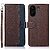 Θήκη Xiaomi Redmi 13C / Poco C65 KHAZNEH Litchi Retro V3 Texture Leather με βάση στήριξης