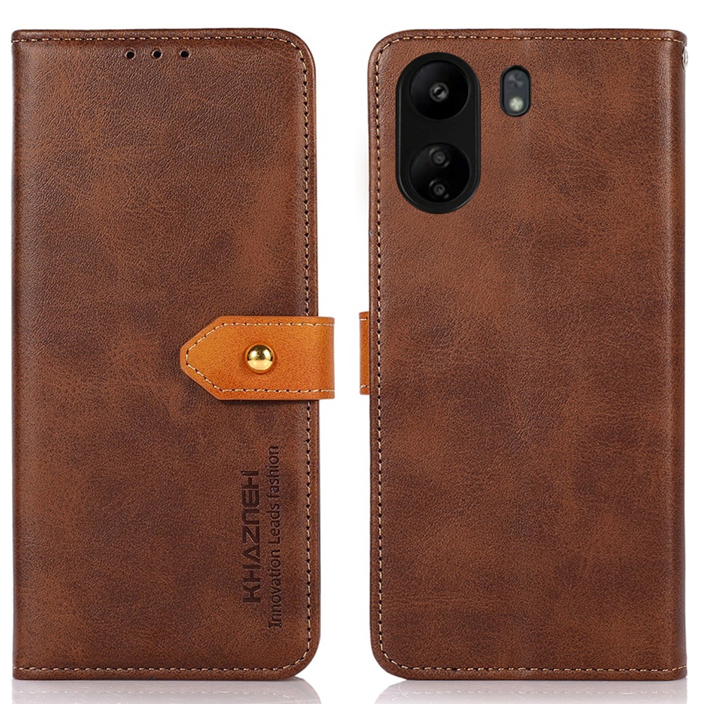 Θήκη Xiaomi Redmi 13C / Poco C65 KHAZNEH Leather Wallet Golden Clasp με βάση στήριξης Θήκη Xiaomi Redmi 13C / Poco C65 KHAZNEH Leather Wallet Golden Clasp με βάση στήριξης