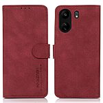 Θήκη Xiaomi Redmi 13C / Poco C65 KHAZNEH Litchi Skin Texture Leather με βάση στήριξης