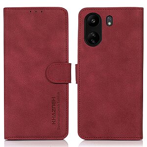 Θήκη Xiaomi Redmi 13C / Poco C65 KHAZNEH Litchi Skin Texture Leather με βάση στήριξης