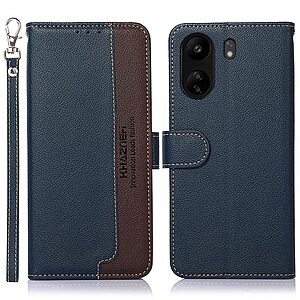 Θήκη Xiaomi Redmi 13C / Poco C65 KHAZNEH Litchi Retro V3 Texture Leather με βάση στήριξης