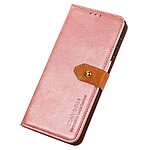 Θήκη Xiaomi Redmi 13C / Poco C65 KHAZNEH Leather Wallet Golden Clasp με βάση στήριξης, υποδοχές καρτών και μαγνητικό κούμπωμα ροζ χρυσό - Image 4
