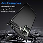 Θήκη Xiaomi Redmi 13C / Poco C65 Mad Mask Brushed TPU Carbon Πλάτη μαύρο - Image 3