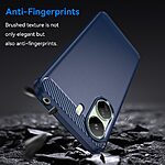 Θήκη Xiaomi Redmi 13C / Poco C65 Mad Mask Brushed TPU Carbon Πλάτη μπλε - Image 3