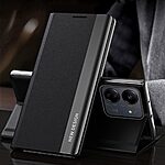 Θήκη Xiaomi Redmi 13C / Poco C65 New Design Leather Stand Cover από συνθετικό δέρμα μαύρο - Image 2