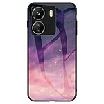 Θήκη Xiaomi Redmi 13C / Poco C65 OEM σχέδιο Fantasy Sky με πλάτη από Tempered Glass και εσωτερικό TPU