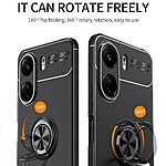 Θήκη Xiaomi Redmi 13C / Poco C65 OEM Magnetic Ring Kickstand / Μαγνητικό δαχτυλίδι / Βάση στήριξης TPU μαύρο - Image 3