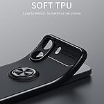 Θήκη Xiaomi Redmi 13C / Poco C65 OEM Magnetic Ring Kickstand / Μαγνητικό δαχτυλίδι / Βάση στήριξης TPU μαύρο - Image 5