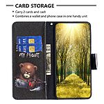 Θήκη Samsung Galaxy A04e / F04 OEM Angry bear with chainsaw με βάση στήριξης, υποδοχές καρτών και μαγνητικό κούμπωμα Flip Wallet από συνθετικό δέρμα και TPU - Image 3