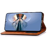 Θήκη Samsung Galaxy A04e / F04 KHAZNEH Leather Wallet Golden Clasp με βάση στήριξης, υποδοχές καρτών και μαγνητικό κούμπωμα μαύρο - Image 3