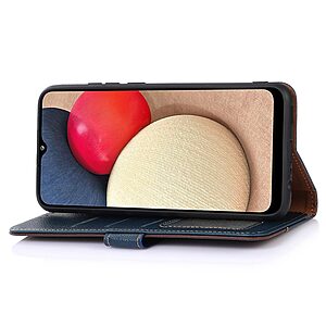 υποδοχές καρτών και μαγνητικό κούμπωμα μπλε