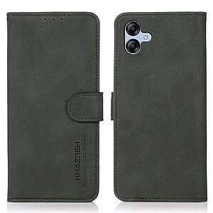 Θήκη Samsung Galaxy A04e / F04 KHAZNEH Litchi Retro Texture Leather με βάση στήριξης