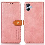 Θήκη Samsung Galaxy A04e / F04 KHAZNEH Leather Wallet Golden Clasp με βάση στήριξης