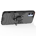 Θήκη Samsung Galaxy A04e / F04 Mad Mask Πλάτη Thin Armor με Μαγνητικό δαχτυλίδι και Βάση στήριξης TPU μαύρο - Image 2