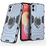 Θήκη Samsung Galaxy A04e / F04 Mad Mask Πλάτη Thin Armor με Μαγνητικό δαχτυλίδι και Βάση στήριξης TPU μπλε - Image 5