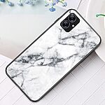Θήκη Samsung Galaxy A04e / F04 OEM σχέδιο Marble με Πλάτη Tempered Glass TPU λευκό - Image 2