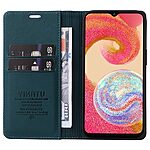 υποδοχή καρτών και μαγνητικό κούμπωμα Flip Wallet από συνθετικό δέρμα και TPU πράσινο