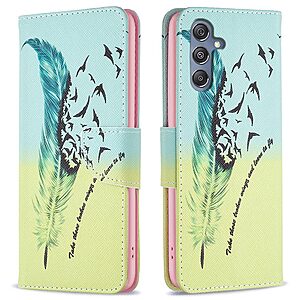 Θήκη Samsung Galaxy M34 5G OEM Feather & Birds με βάση στήριξης