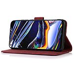 Θήκη Samsung Galaxy M34 5G KHAZNEH Litchi Retro Texture Leather με βάση στήριξης, υποδοχές καρτών και μαγνητικό κούμπωμα κόκκινο - Image 3