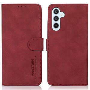 Θήκη Samsung Galaxy M34 5G KHAZNEH Litchi Retro Texture Leather με βάση στήριξης