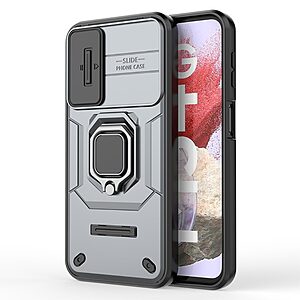 Kickstand και Βάση στήριξης από σκλήρό Premium TPU γκρι