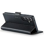 Θήκη Samsung Galaxy S23 FE 5G CaseMe 023 Series Πορτοφόλι με βάση στήριξης, υποδοχές καρτών και μαγνητικό κούμπωμα από συνθετικό δέρμα και TPU μαύρο - Image 3