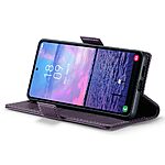 Θήκη Samsung Galaxy S23 FE 5G CaseMe 023 Series Πορτοφόλι με βάση στήριξης, υποδοχές καρτών και μαγνητικό κούμπωμα από συνθετικό δέρμα και TPU μωβ - Image 4