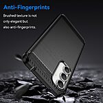 Θήκη Samsung Galaxy S23 FE 5G Mad Mask Brushed TPU Carbon Πλάτη μαύρο - Image 3
