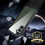 Θήκη Samsung Galaxy S23 FE 5G OEM Full Cover Case 360° με Screen Protector από σκληρό πλαστικό και TPU Frame μαύρο - Image 4