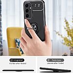 Θήκη Samsung Galaxy S23 FE 5G OEM Magnetic Ring Kickstand / Μαγνητικό δαχτυλίδι / Βάση στήριξης TPU μπλε - Image 2