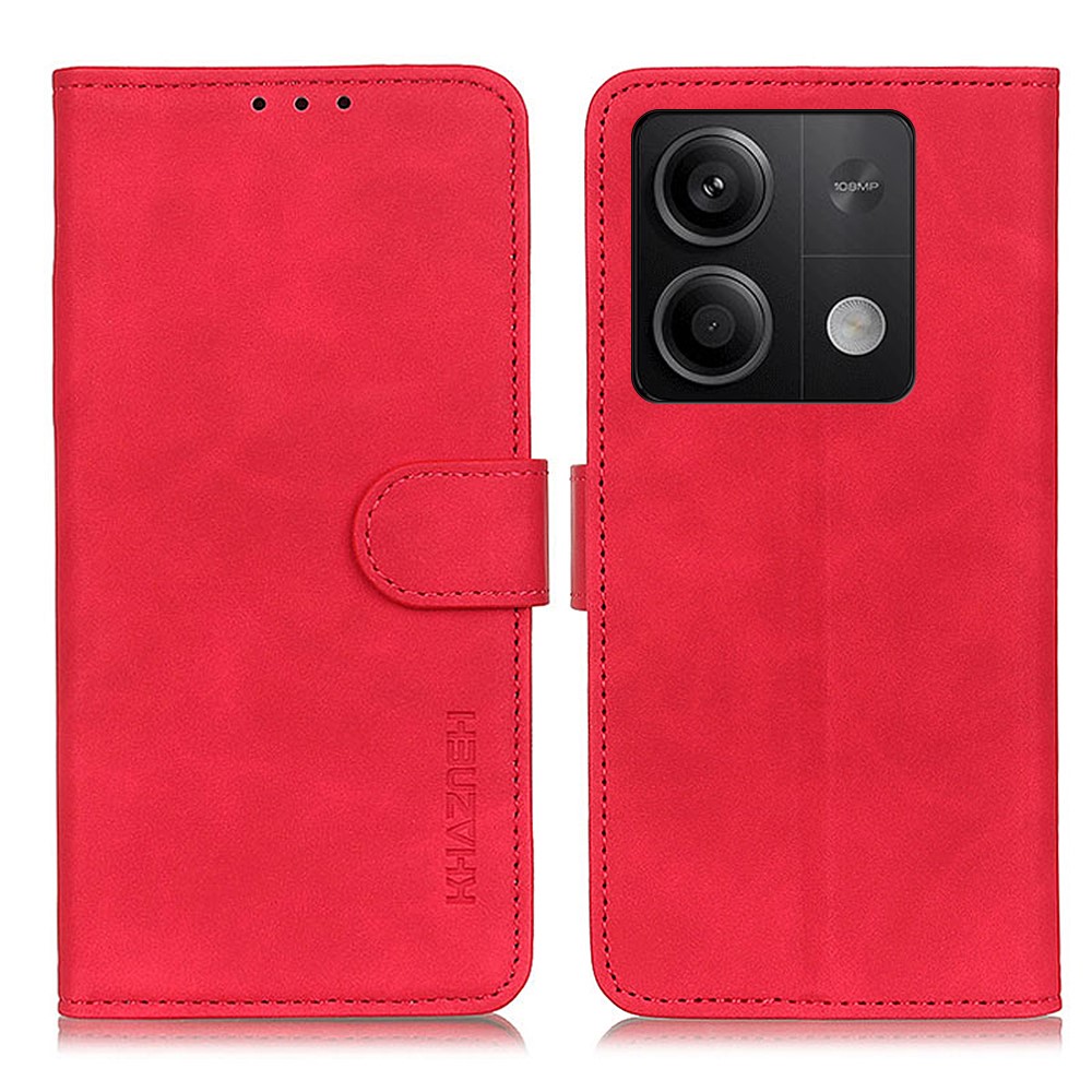 Θήκη Xiaomi Redmi Note 13 5G KHAZNEH Litchi Retro Texture Leather με βάση στήριξης Θήκη Xiaomi Redmi Note 13 5G KHAZNEH Litchi Retro Texture Leather με βάση στήριξης