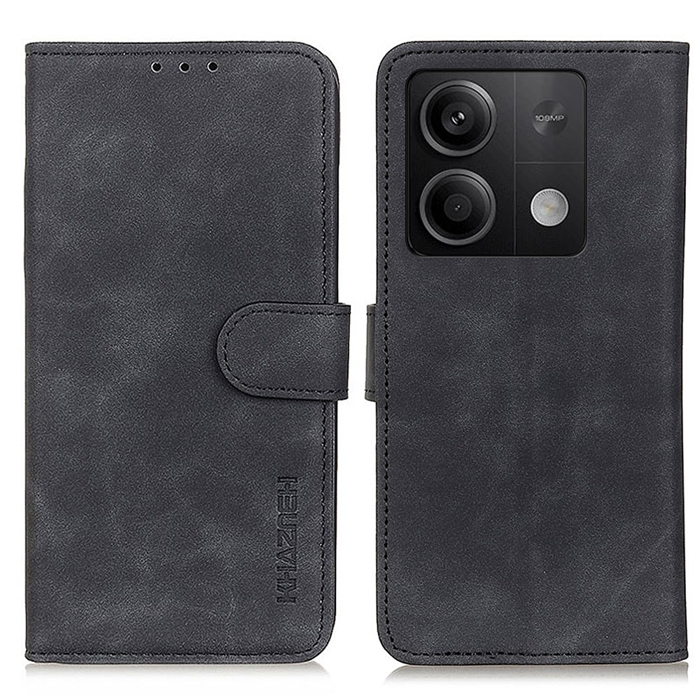 Θήκη Xiaomi Redmi Note 13 5G KHAZNEH Litchi Retro Texture Leather με βάση στήριξης Θήκη Xiaomi Redmi Note 13 5G KHAZNEH Litchi Retro Texture Leather με βάση στήριξης
