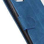 Θήκη Xiaomi Redmi Note 13 5G KHAZNEH Litchi Retro Texture Leather με βάση στήριξης, υποδοχές καρτών και μαγνητικό κούμπωμα μπλε - Image 4