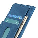 Θήκη Xiaomi Redmi Note 13 5G KHAZNEH Litchi Retro Texture Leather με βάση στήριξης, υποδοχές καρτών και μαγνητικό κούμπωμα μπλε - Image 5