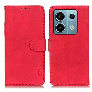 Θήκη Xiaomi Redmi Note 13 Pro 5G KHAZNEH Litchi Retro Texture Leather με βάση στήριξης