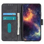 Θήκη Xiaomi Redmi Note 13 Pro 5G / Poco X6 5G KHAZNEH Litchi Retro Texture Leather με βάση στήριξης, υποδοχές καρτών και μαγνητικό κούμπωμα μαύρο - Image 3