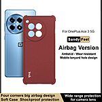 Θήκη OnePlus 12R 5G IMAK Airbag Matte Series με ενισχυμένες γωνίες από Premium ανθεκτικό TPU κόκκινο - Image 2