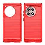 Θήκη OnePlus 12R 5G Mad Mask Brushed TPU Carbon Πλάτη κόκκινο - Image 2