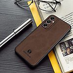 Θήκη Samsung Galaxy A05s ANNYOJO Magnetic Leather πλάτη με ενσωματωμένο μαγνήτη και υποστήριξη μαγνητικής βάσης από συνθετικό δέρμα TPU καφέ - Image 4