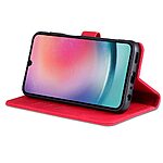 Θήκη Samsung Galaxy A05s AZNS Litchi Retro AZNS Texture Leather με βάση στήριξης, υποδοχές καρτών και μαγνητικό κούμπωμα κόκκινο - Image 3